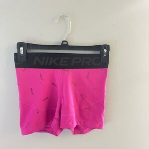 Nike Pro Dri-FIT Magenta Shorts